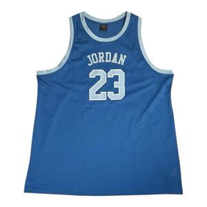 Jordan 23 Basketball Jersey Blue Size 2XL Style DO5031-407 Authentic